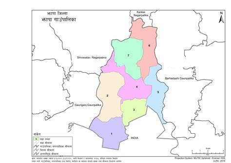 Map of Jhapa Rural Municipality, Jhapa, Nepal – Nepal Archives