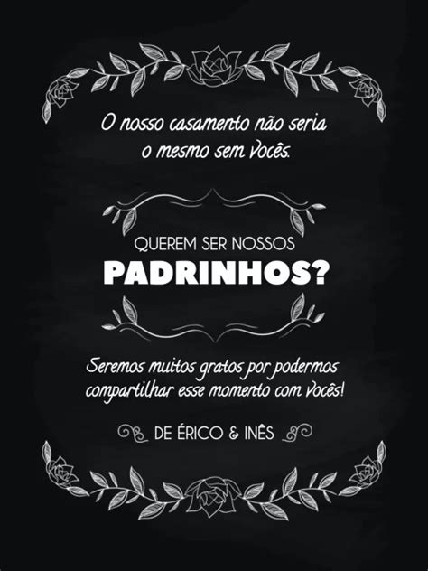 Convite Para Ser Padrinho E Madrinha De Batismo Convite Padrinhos Hot Sex Picture