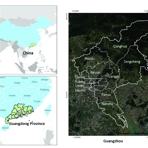 Guangzhou Location Map Download Scientific Diagram