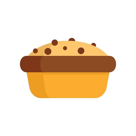 Apple cake icon flat isolated vector 15148095 Vector Art at Vecteezy