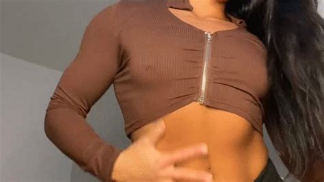 Twerking Stripping For You Muscle Girl Fully Nude Ass Bouncing Glutes Control Booty