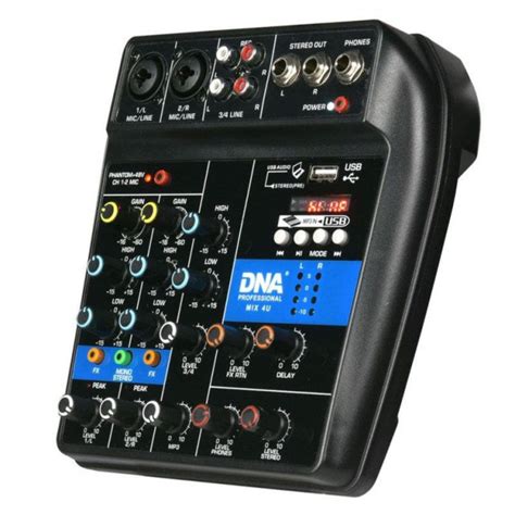 Dna Mix U Mikser Audio Usb Mp Bluetooth Analogowy Kana Y Sklep