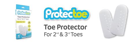 Protectoe Toe Protector Gel Toe Cap For 2nd 3rd Toes Pack Of 10