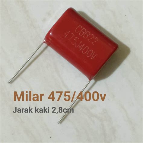 Capacitor Milar K V J Lazada Indonesia