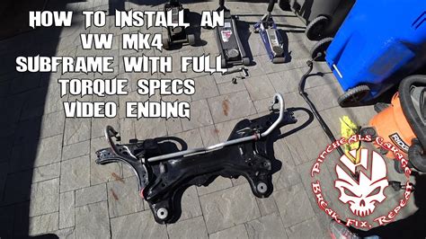 How To Install An Vw Mk4 Subframe S7ep14 Youtube