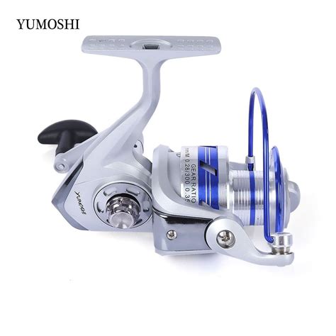 Yumoshi Bb Half Metal Spinning Reel Fishing Tackle With Foldable