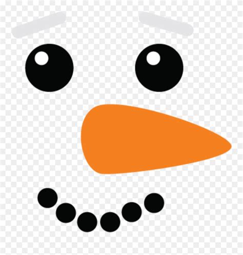 Download #snowman-face - Carrot Snowman Nose Clipart - Png Download ...