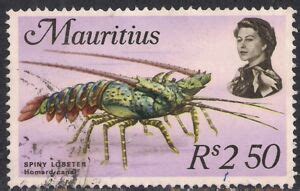 Stamp: Ornate Spiny Lobster (Palinurus ornatus) (Mauritius(Sea Animals ...