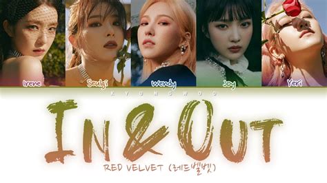 Red Velvet In Out Color Coded Lyrics Eng Rom Han Youtube