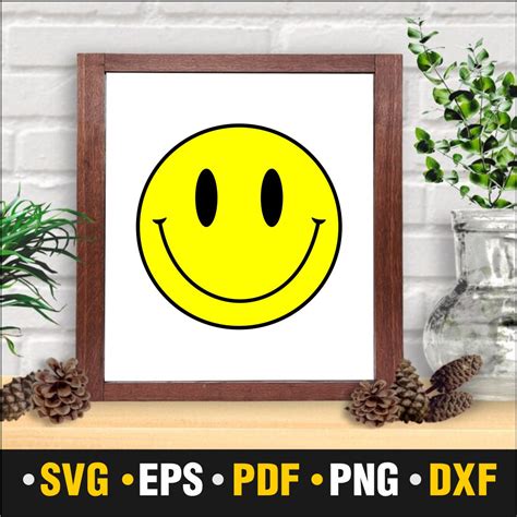 Smiley Face Svg Pdf Png Dxf Eps Only 2 Masterbundles