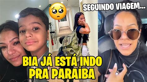 BIA CHAGAS JÁ ESTÁ INDO EMBORA PRA PARAÍBA YouTube