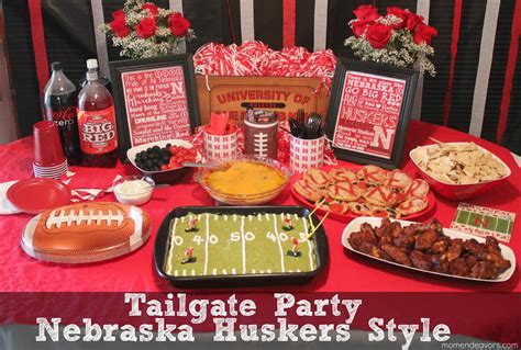 Football Tailgate Party {Nebraska Huskers Style, of course!} - Mom ...