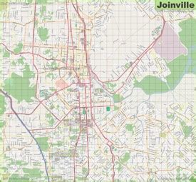 Joinville Map | Brazil | Detailed Maps of Joinville