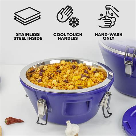 SQ Professional 9485 Mondo Hot Pot Set 3pc Blue 15L 26L 36L