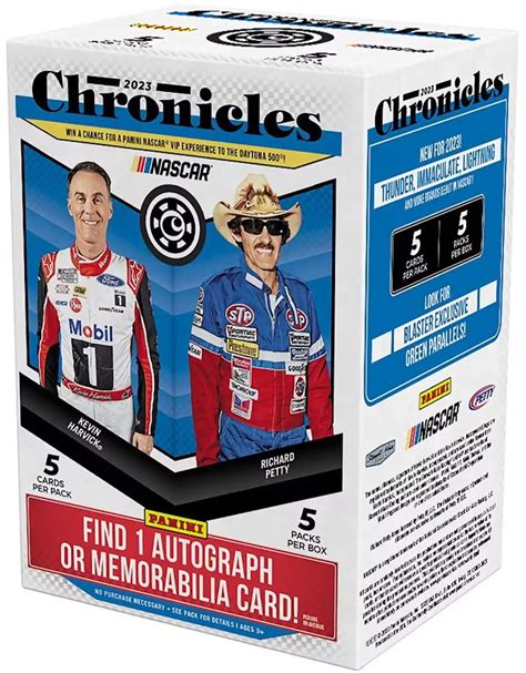 NASCAR Panini 2023 Chronicles Racing Trading Card BLASTER Box 5 Packs