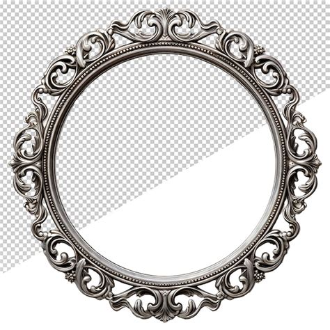 Premium Psd Psd Oval Frame On Transparent Background