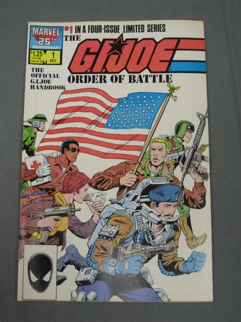 Gi Joe Marvel Vintage Comic Order Of Battle 1