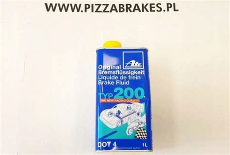 Płyn hamulcowy ATE Typ 200 dot4 1L temperatura 280 PizzaBrakes