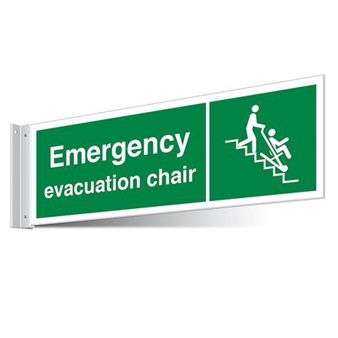 Emergency Evacuation Chair Corridor Sign Corridor Signs Eurekadirect