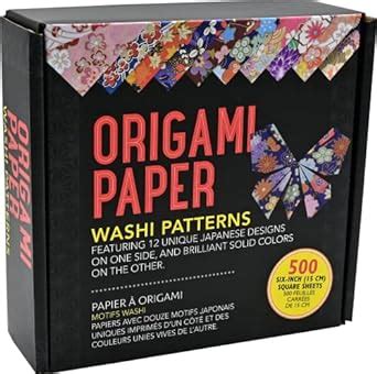 Origami Paper Washi Patterns Amazon In Books