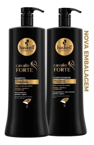 Haskell Cavaloforte Shampoo Condicionador Embalagem 1 Litro