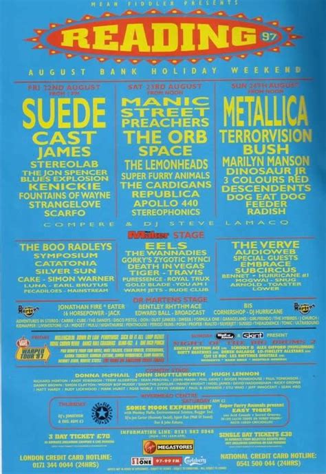 Rockstar Energy Presents Reading Festival Reading 1997