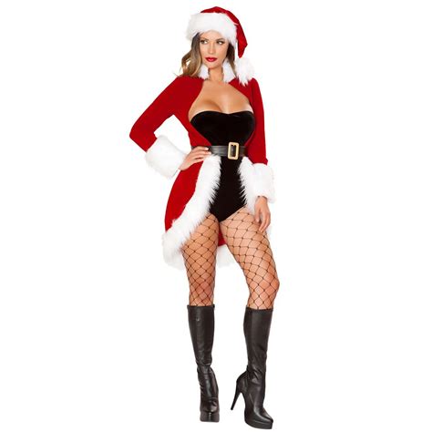 Ladies Christmas Costumes Sexy Dress Fashion Tube Tops Bodysuit Romper