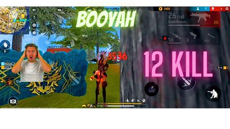 FF MAX Best Solo Vs Duo 12 Kills Booyah Must Watch Ffmax