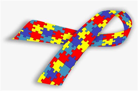 Autism Awareness Ribbon Vector