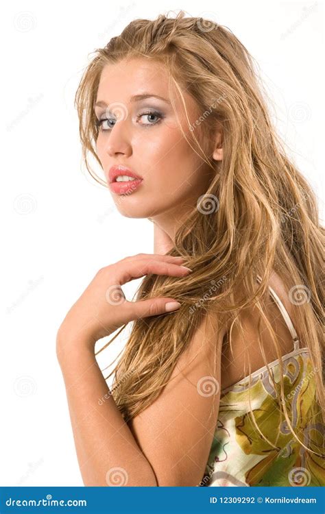 Blonde Bastante Joven Foto De Archivo Imagen De Piel
