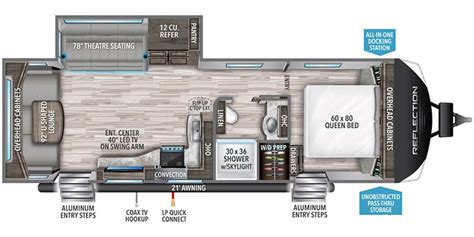 2020 Grand Design Reflection Travel Trailer Floor Plans Floor Roma