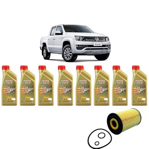 8 Lts Castrol Edge 5w30 Amarok Refil Foeco098 Frete grátis