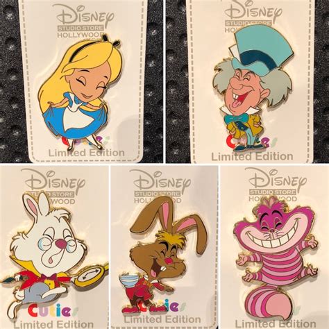 Alice In Wonderland Pins Hot Topic At Andrea Delreal Blog