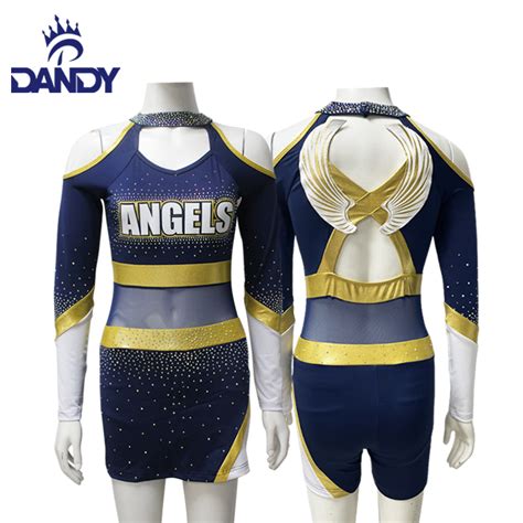 Dandy Dance Team Cheerleading Custom Apparel Shiny Cheerleading