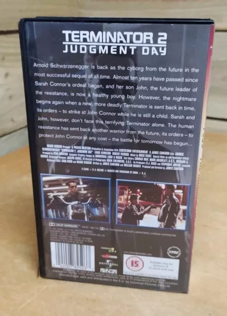 RARE TERMINATOR 2 Judgment Day VHS 1991 Includes The Making Of