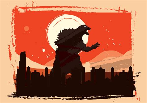 Vector Godzilla 101521 Vector Art at Vecteezy