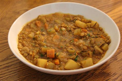 Spanish Spiced Lentil And Potato Stew Recipe Table Matters