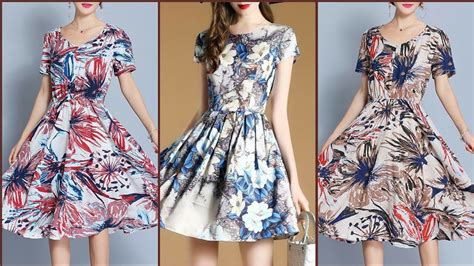 Most Beautiful Attractive Stylish And Trendy Designer Printed Alineskater Dresses For Stylish