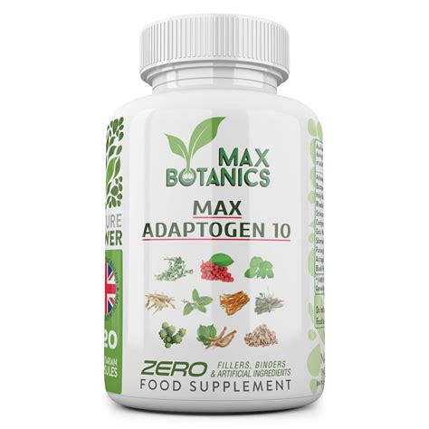 Max Adaptogen 10 Ayurvedic Herbs Ashwagandha Bacopa Holy Basil