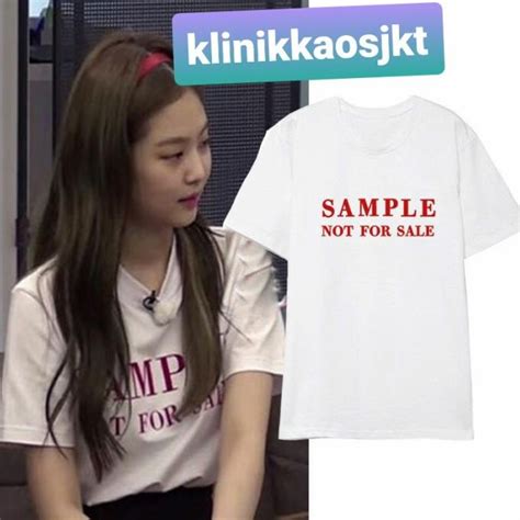 Jual Baju Kaos Korea Blackpink Jisoo Sample Shirt Tshirt Kpop