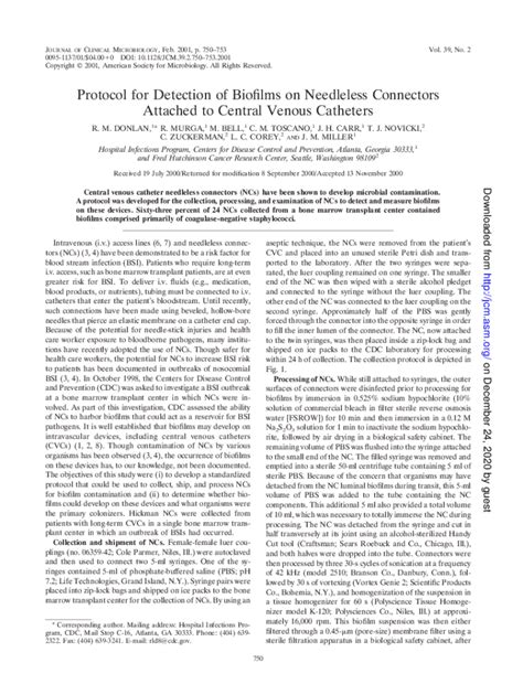 Fillable Online Jcm Asm Protocol For Detection Of Biofilms On