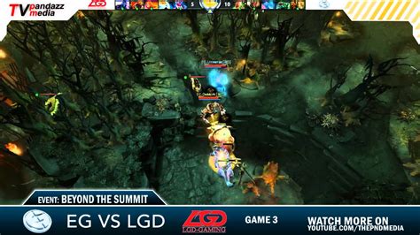 BTS EG Vs LGD Game 3 Highlights YouTube