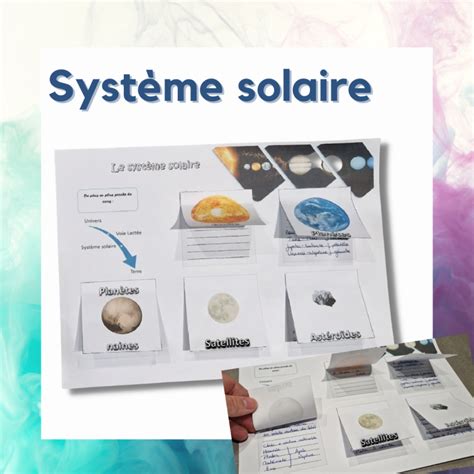 Système solaire Leçon à manipuler