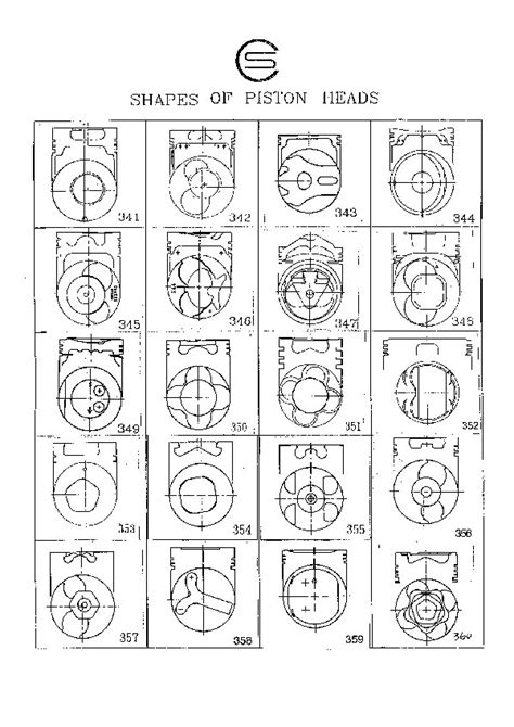 Piston Head Shape 341 360