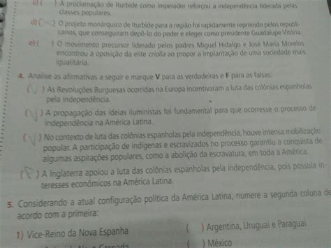 Considerando As Informações Apresentadas Analise As Afirmativas A Seguir