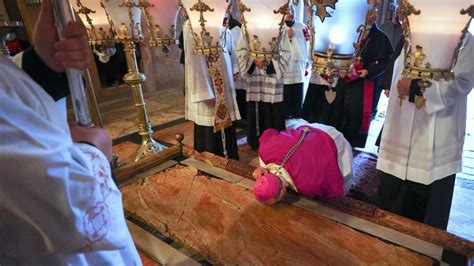 A Vigília Pascal na Basílica no Santo Sepulcro Vatican News