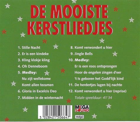 De Mooiste Kerstliedjes Onbekend Cd Album Muziek