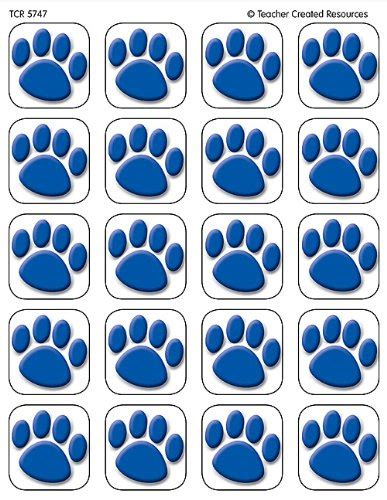 Blue's Clues Paw Print Clipart and Coloring Pages