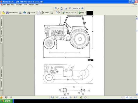 Massey Ferguson 188 Operations And Maintenance Manual For Mf Etsy New