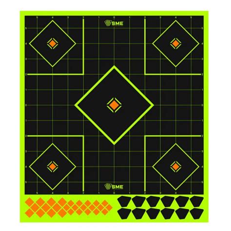 SME 12 Inch Splatter Sight In Paper Target 6 Pack